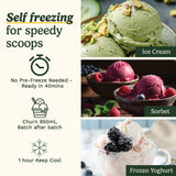 Machine à glace et sorbet compresseur 950 ml